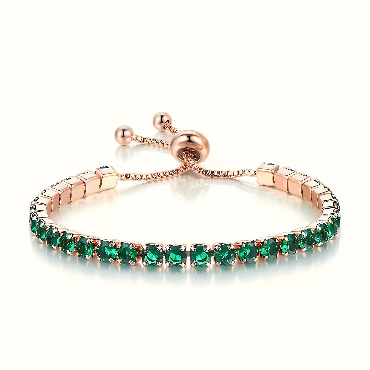Gull Smaragd Adjustable Tennisarmbånd