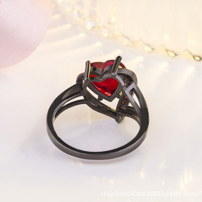 Calindra Rosethorne Ring | Svart Finish