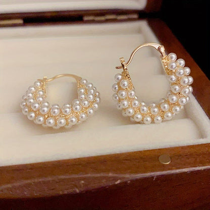 Lagdelt Perle Hoopringer