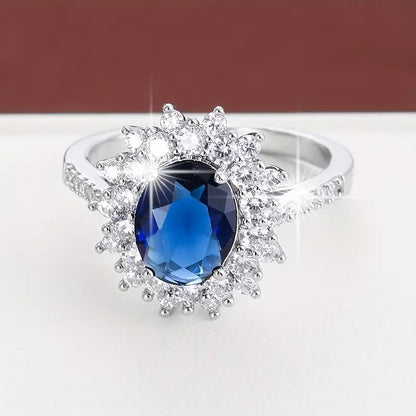 Vionne Saphirae Ring | Hvitt Gull