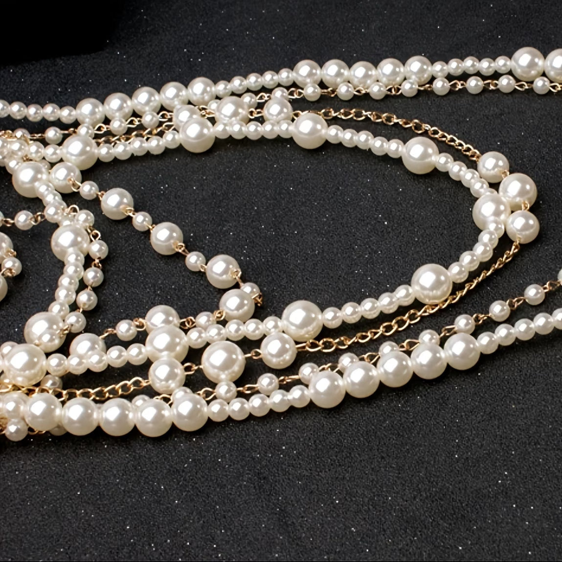 Boho Flerlags Perle Statement Sett