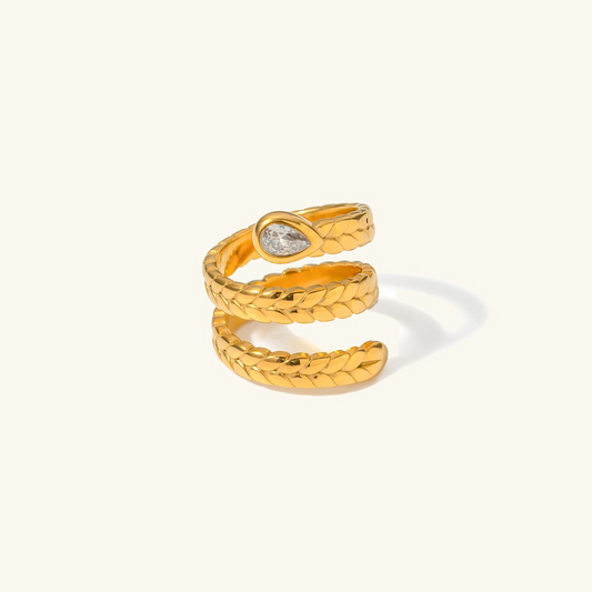 Davina Gull Serpent Ring
