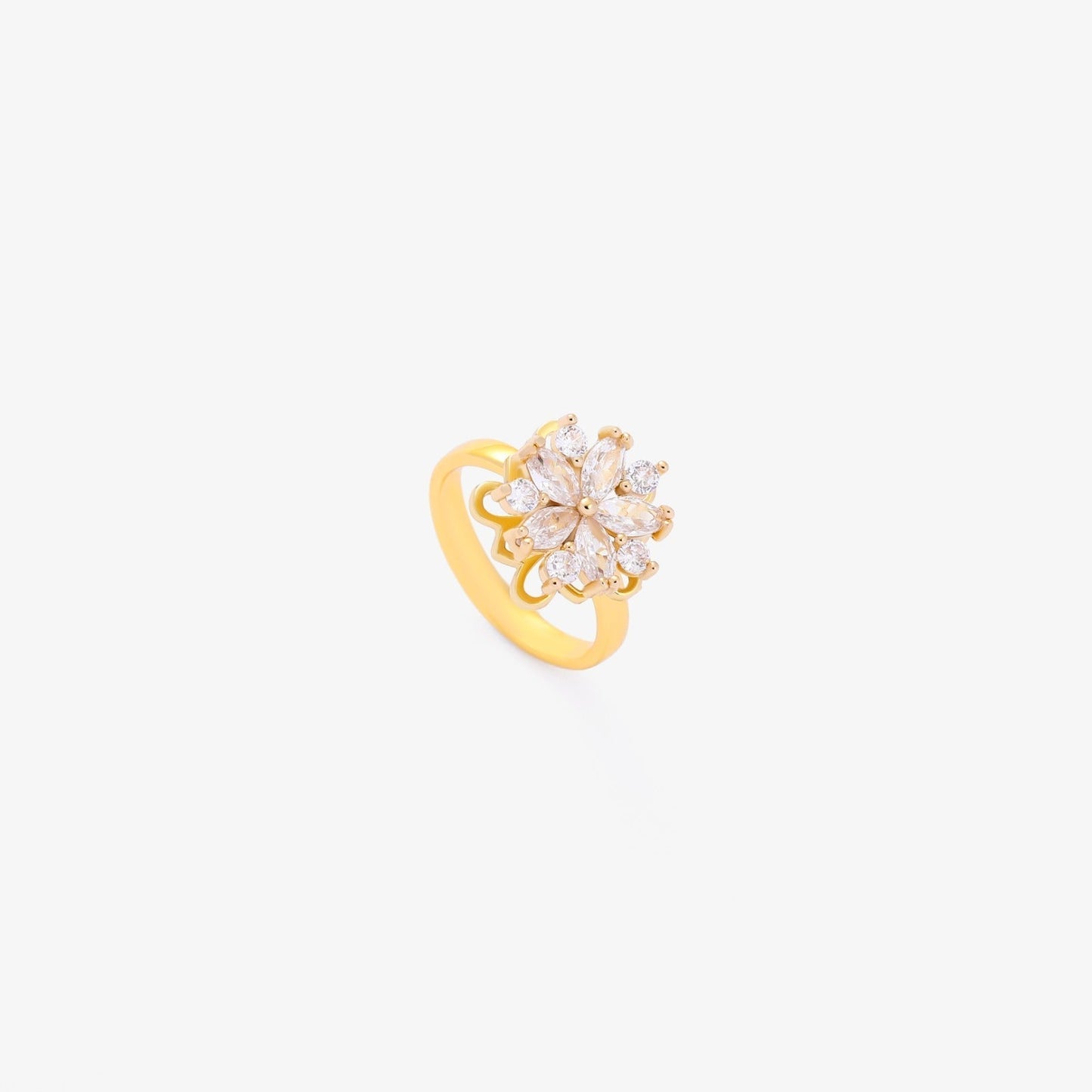 Flora Aksent Spinnende Ring | Gull