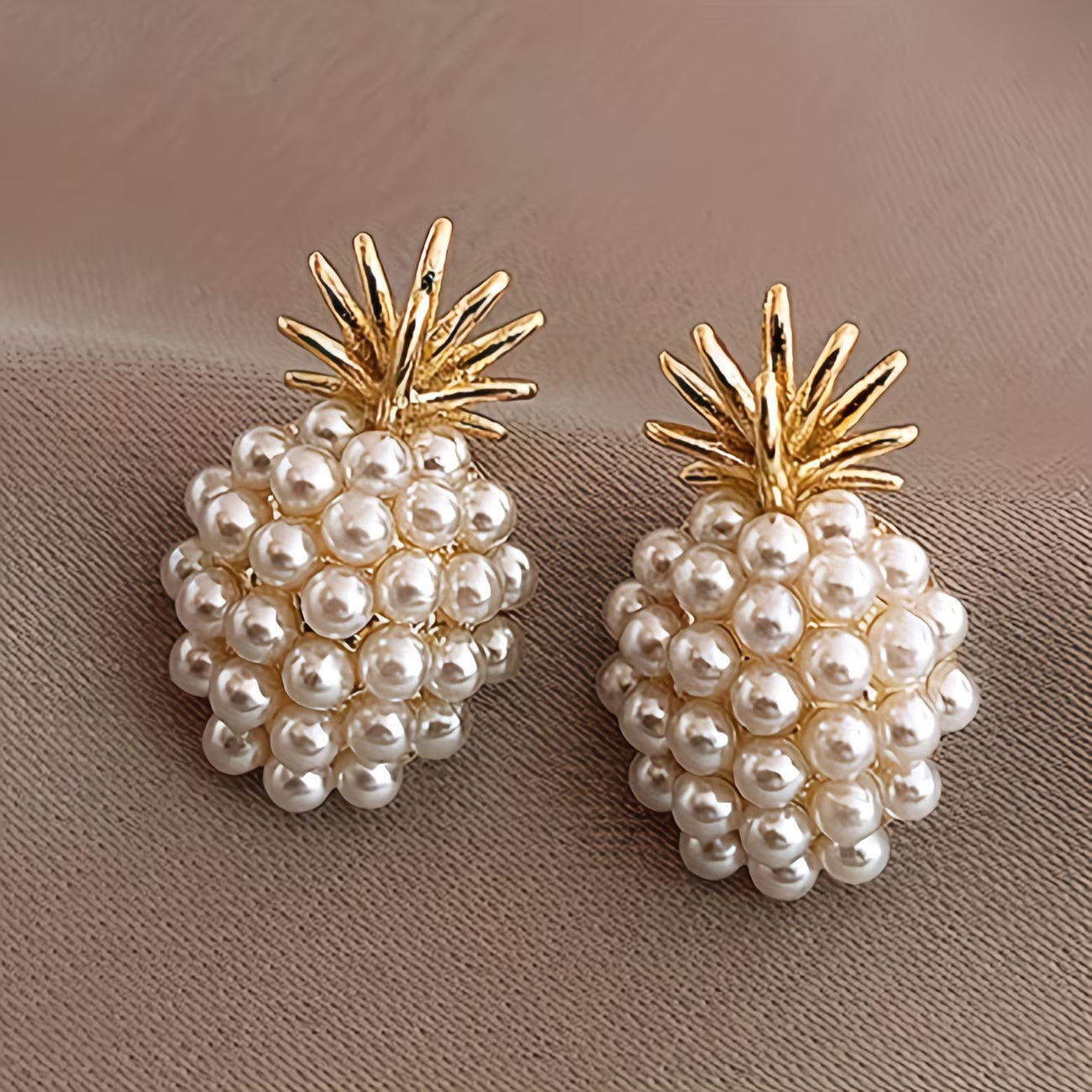 Perle Pineapple Øredobber