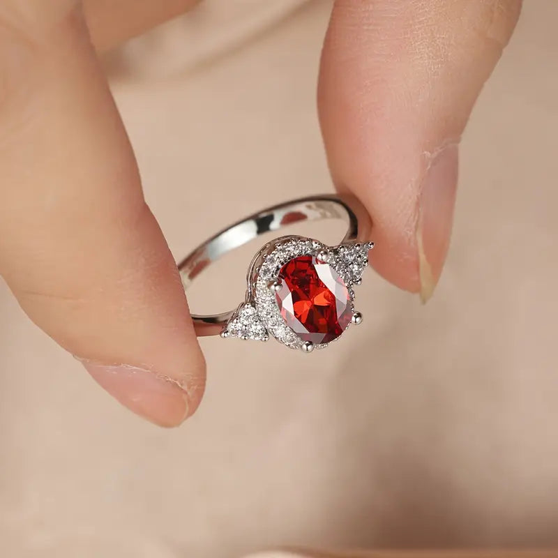 Kirelle Emberlain Ring | Hvitt Gull