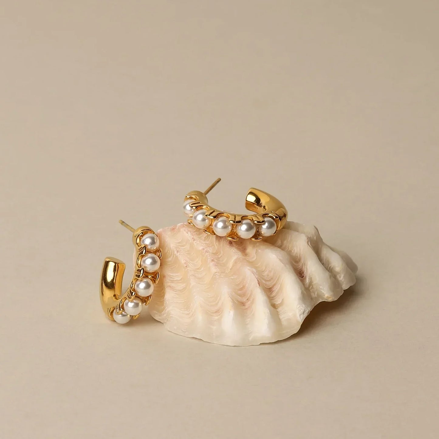 Mother-of-Pearl Bedje Øredobber