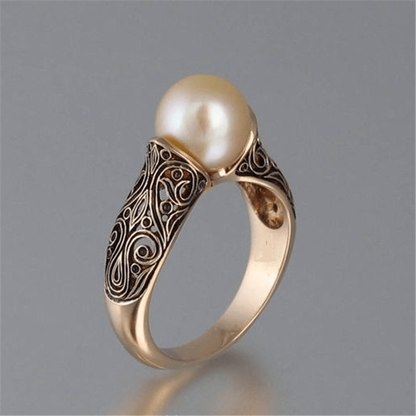 Gull Filigran Perle Ring