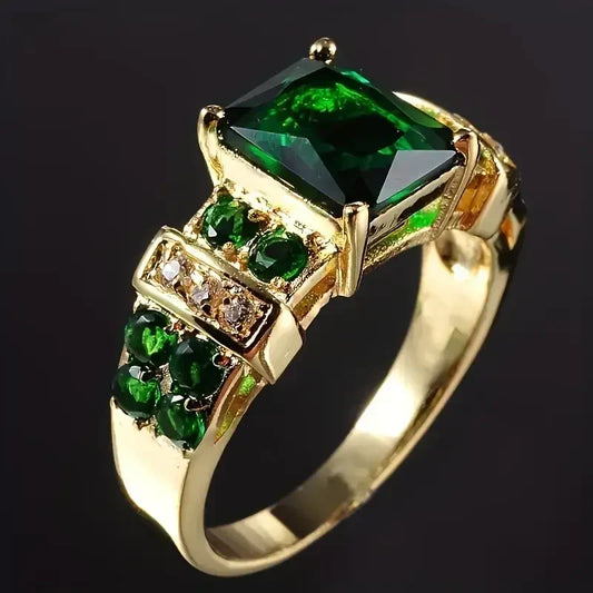Gull Smaragd Multi-Stone Ring