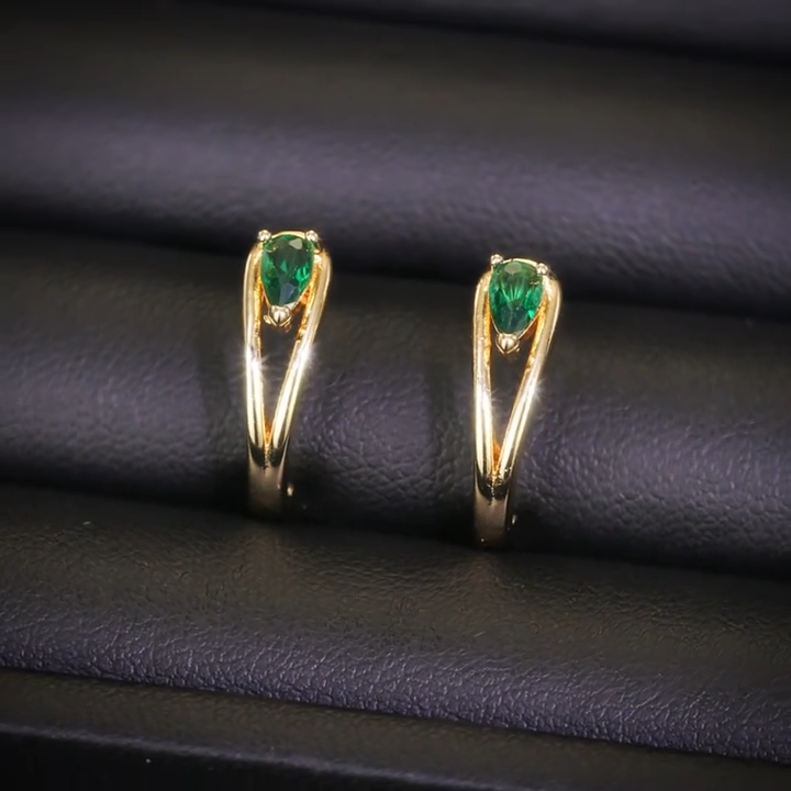 Gull Smaragd Aksent Hoopringer
